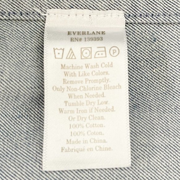 EVERLANE The Square Jean Shirt Oversized - Picture 11 of 15